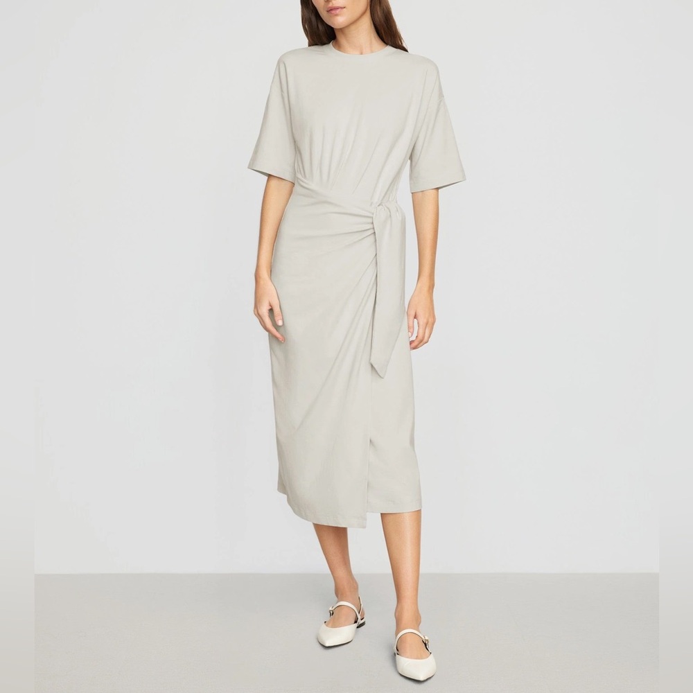HEATHER GREY Noa Sweatshirt Midi Dress